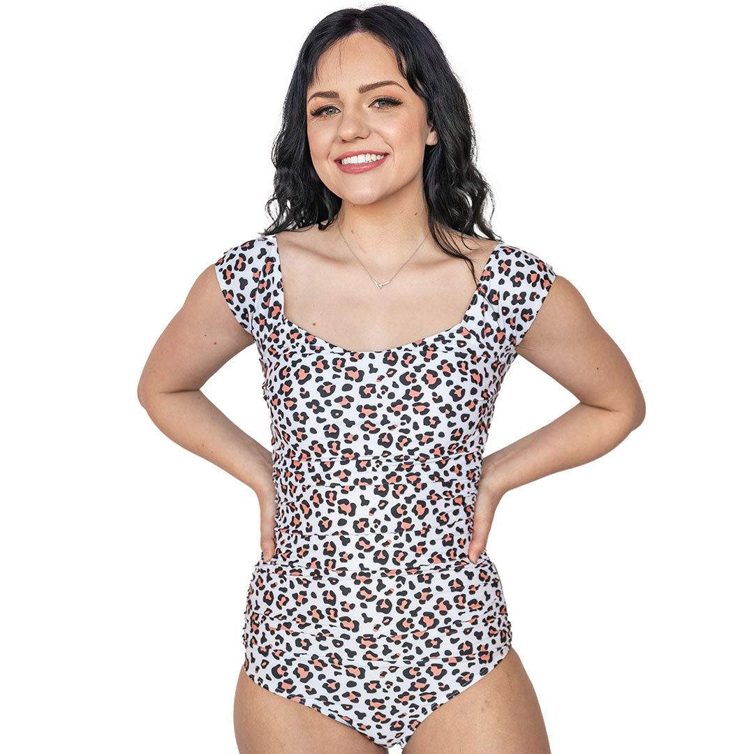 Off The Shoulder One Piece Swimsuit | Bardot One Piece