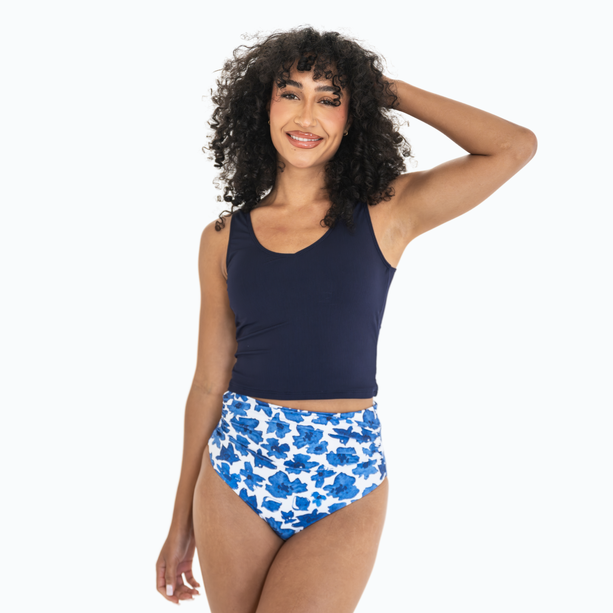 V Neck Tankini Top