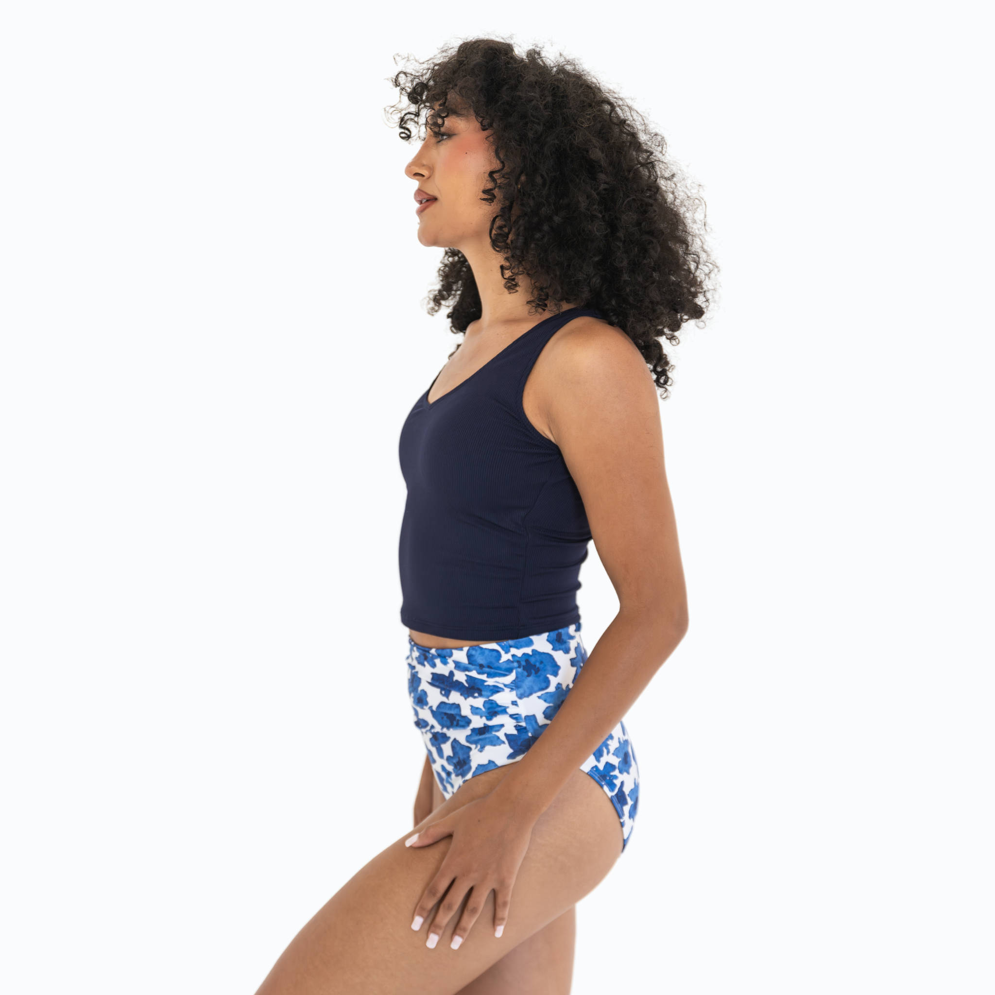 V Neck Tankini Top