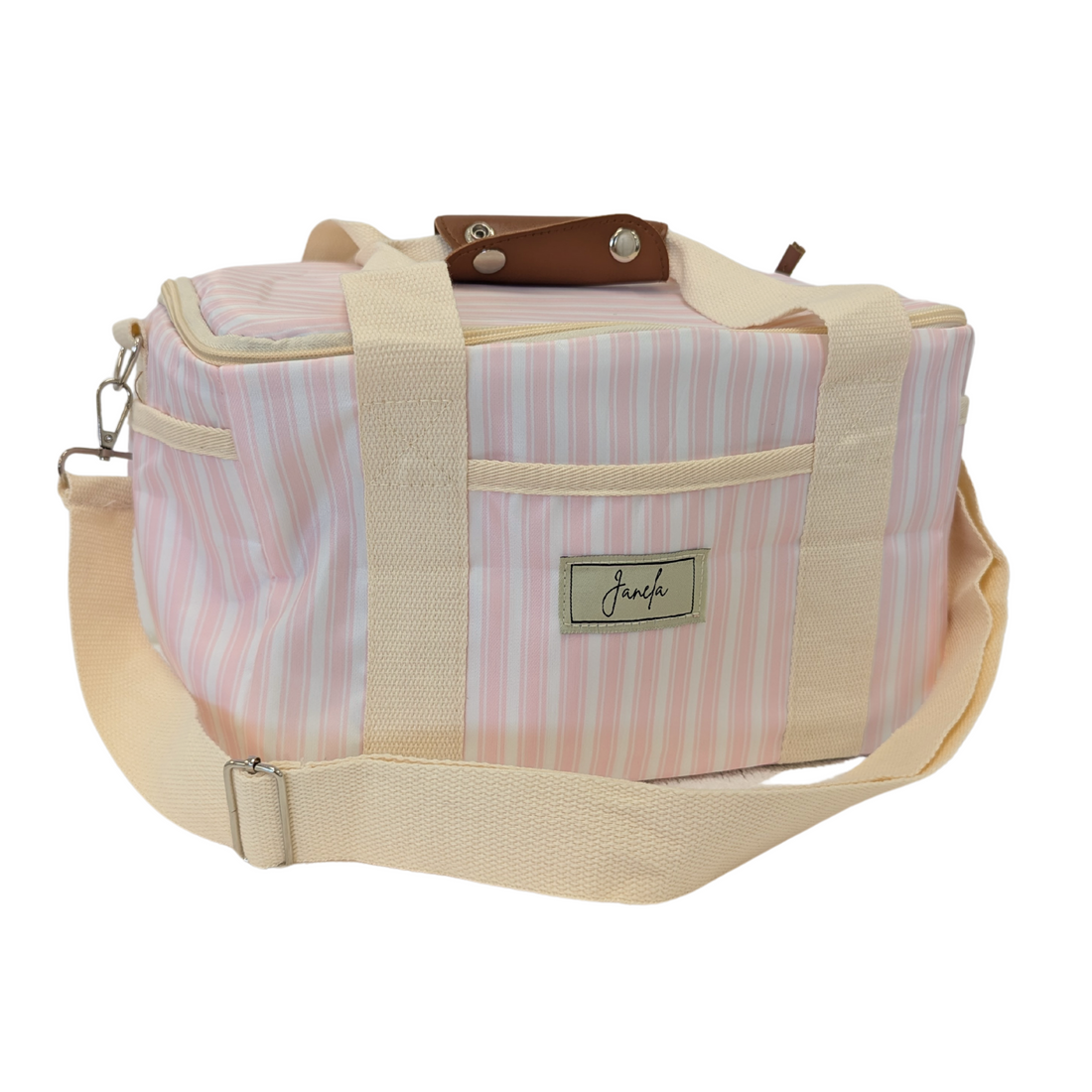 Striped Cooler Bag