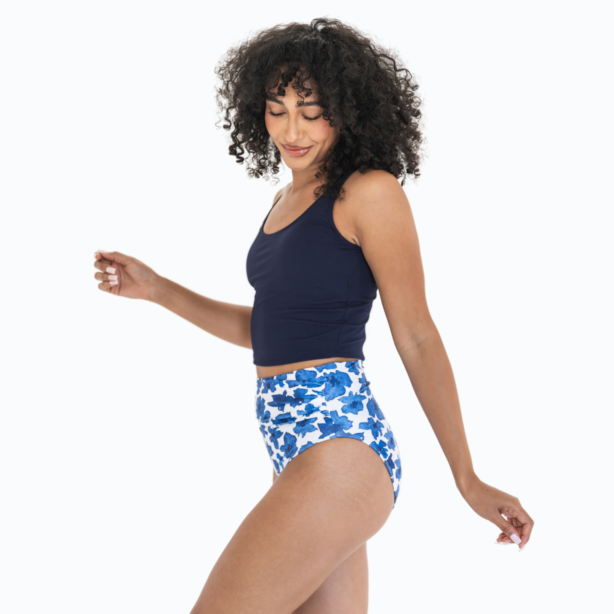 Triple Bow Back Tankini Top