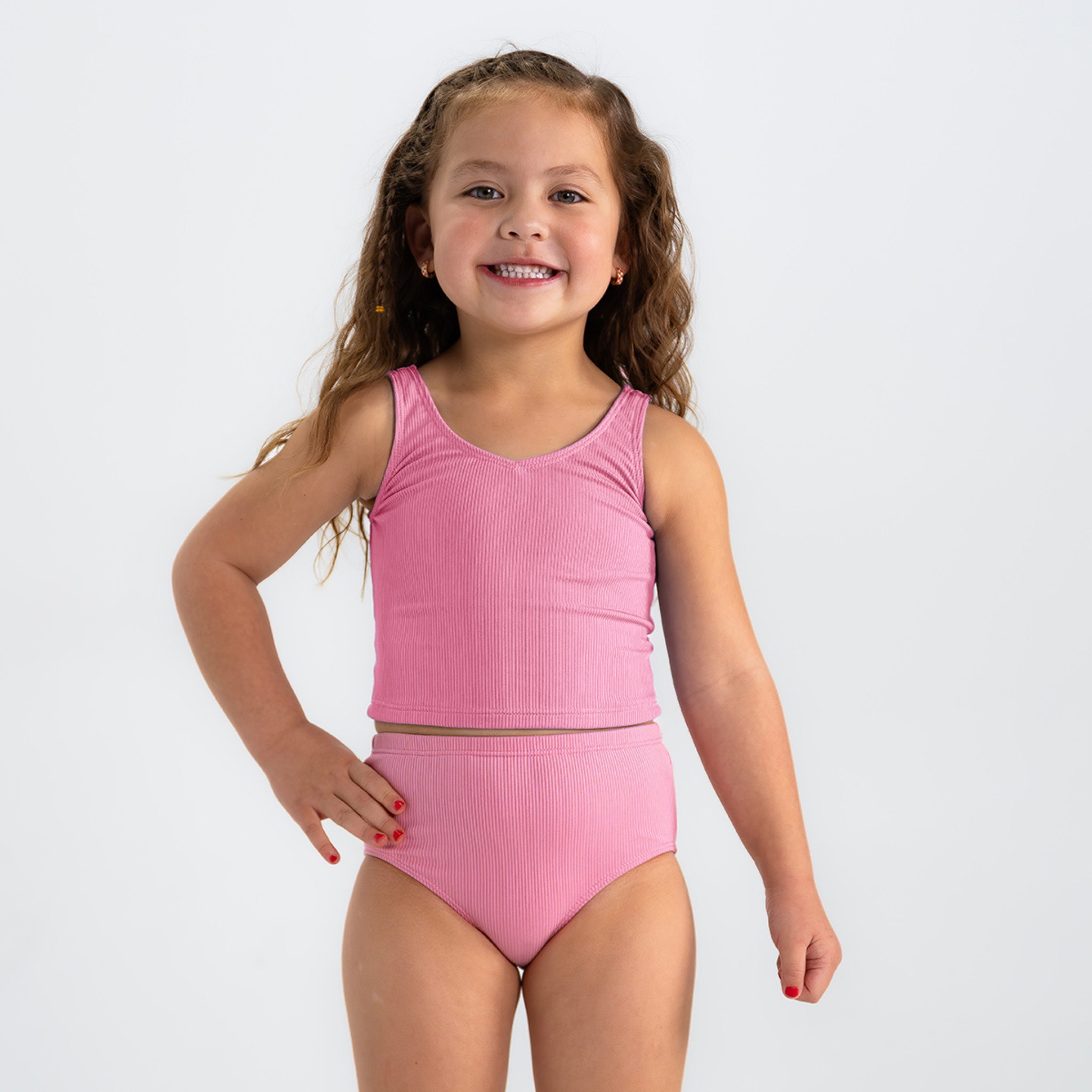 V Neck Tankini Top (Girls)