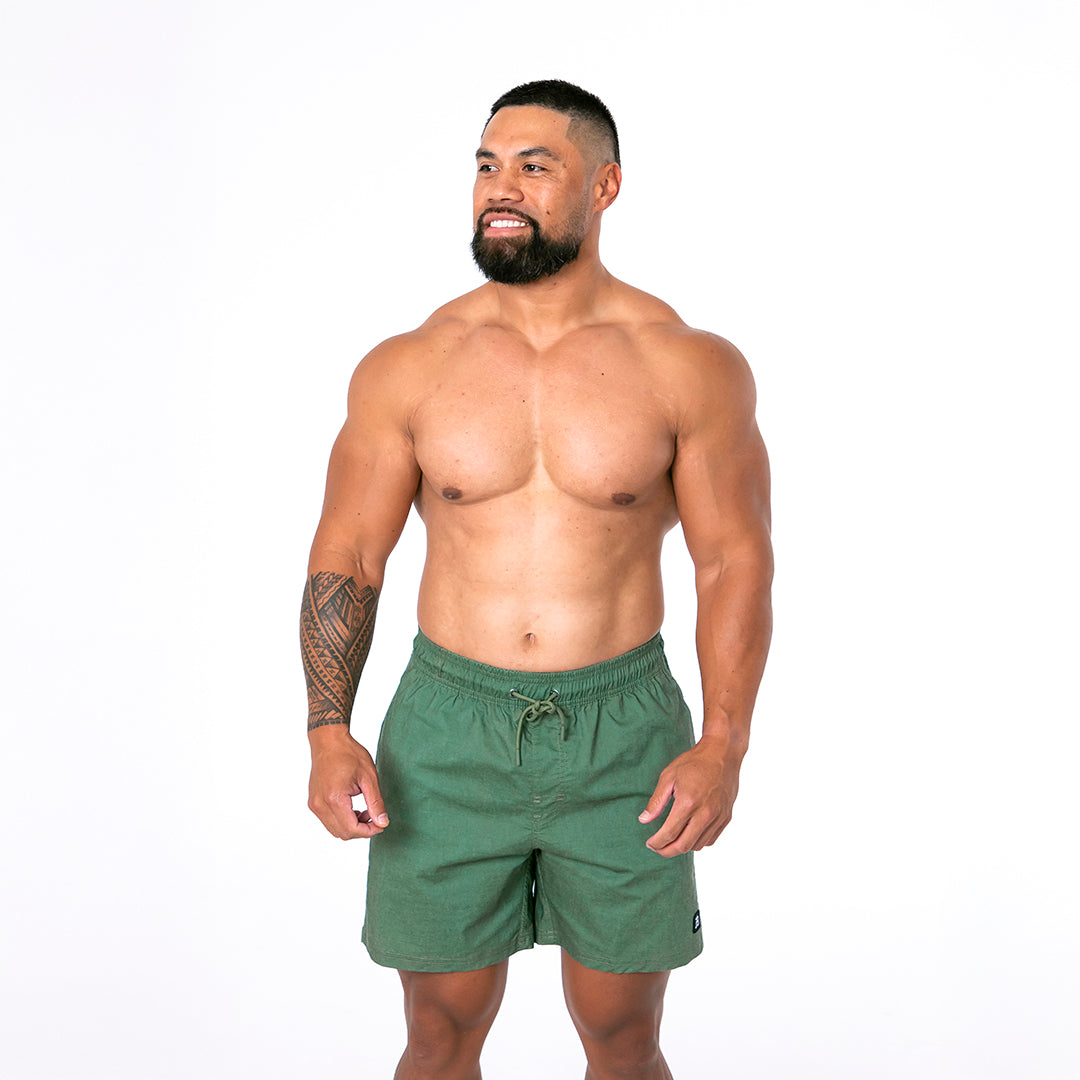 Cruiser Shorts, Olive / XS, alternate product image by Janela Bay