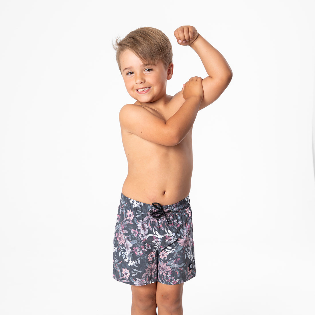 Reef Shorts (Boys), Rosewood Floral / Boys 2T, alternate product image by Janela Bay