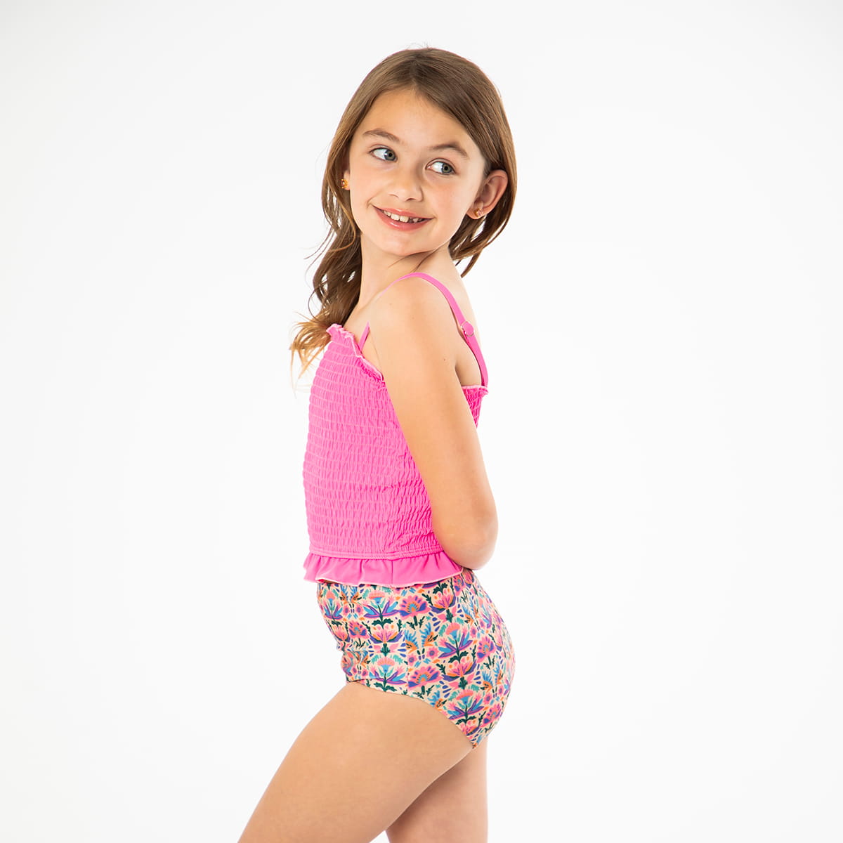 Smocked Tankini Top (Girls)