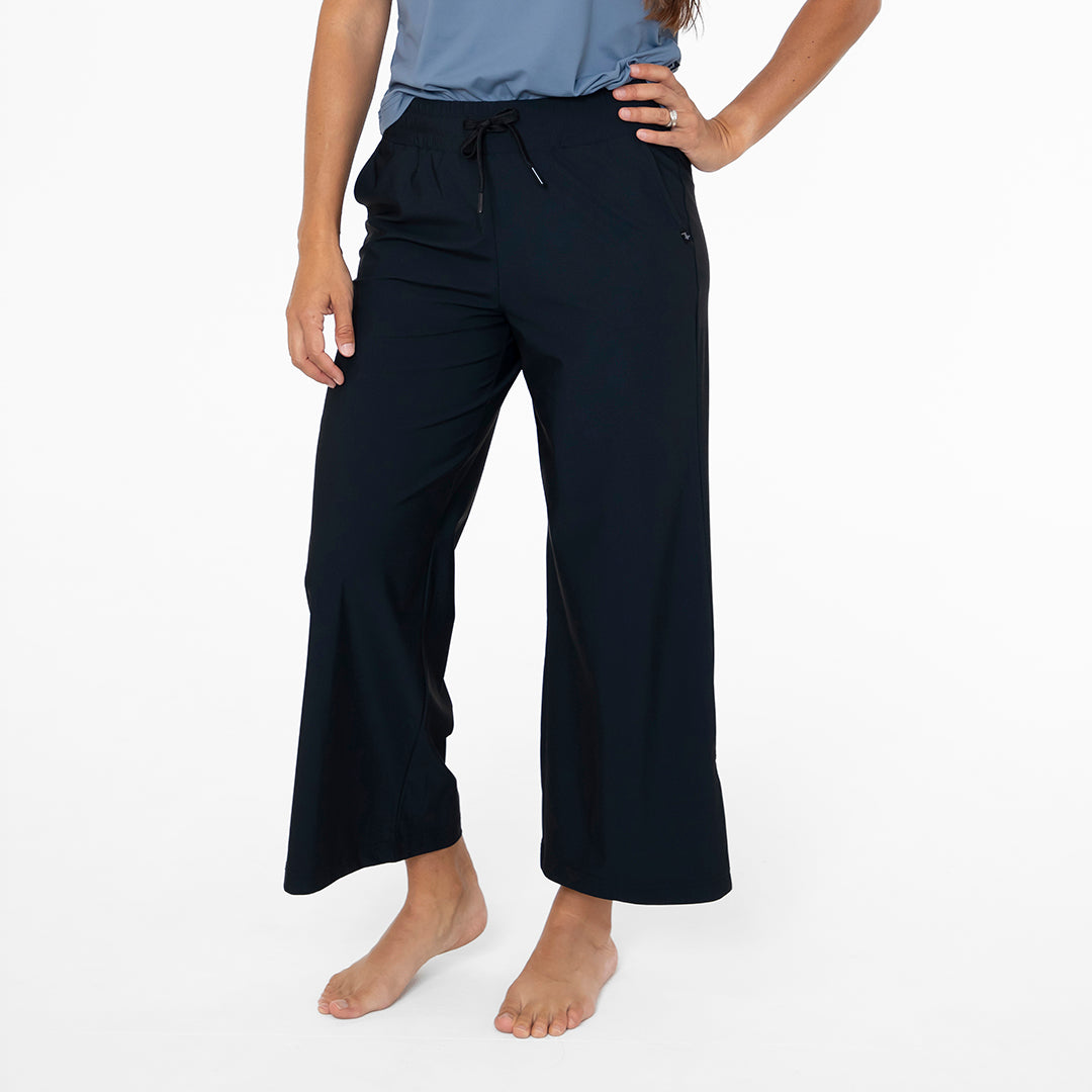 Wide Leg Tech Pants