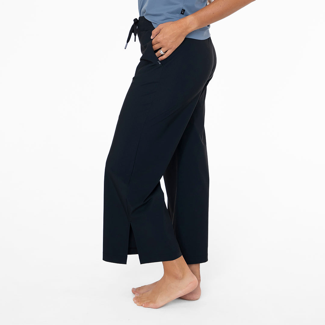 Wide Leg Tech Pants