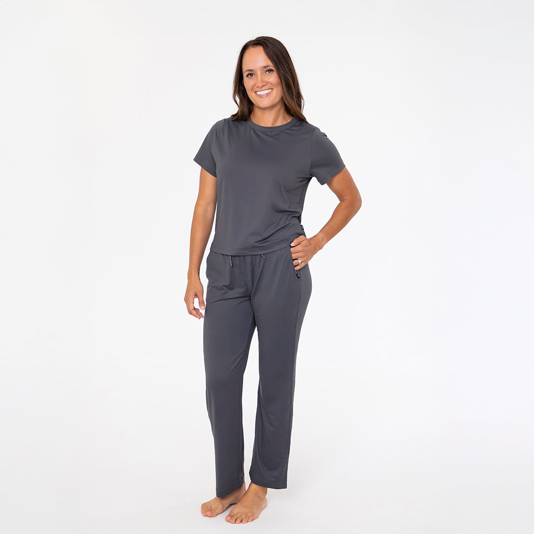 Straight Leg Lounge Pants by Janela Bay