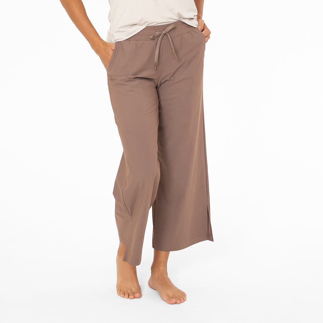 Wide Leg Tech Pants