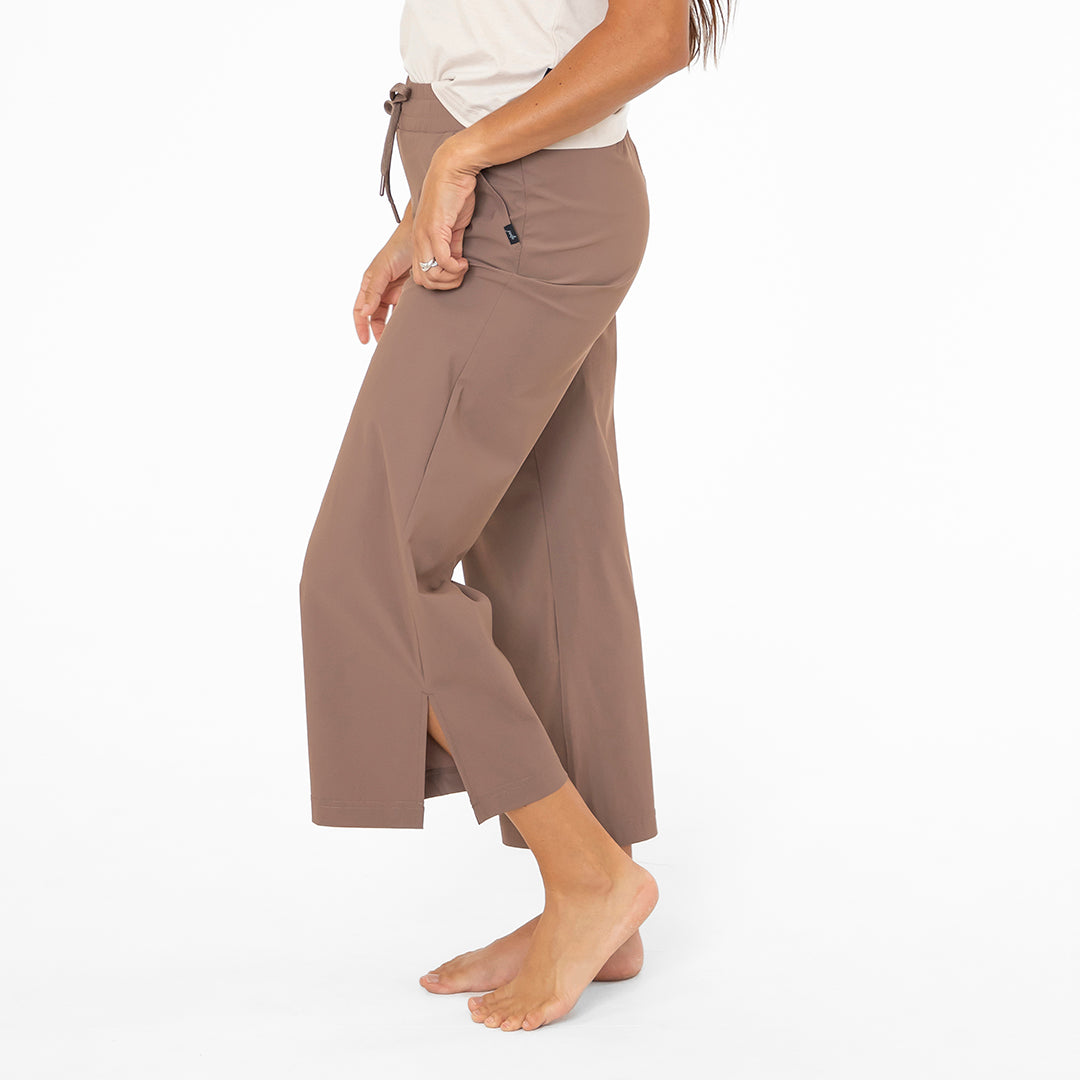 Wide Leg Tech Pants