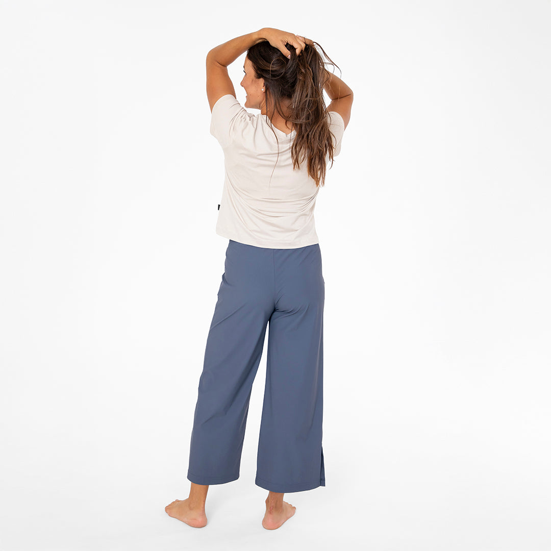 Wide Leg Tech Pants