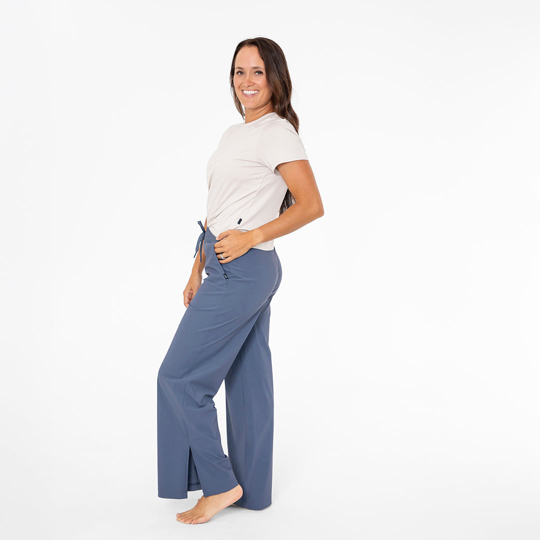 Wide Leg Tech Pants