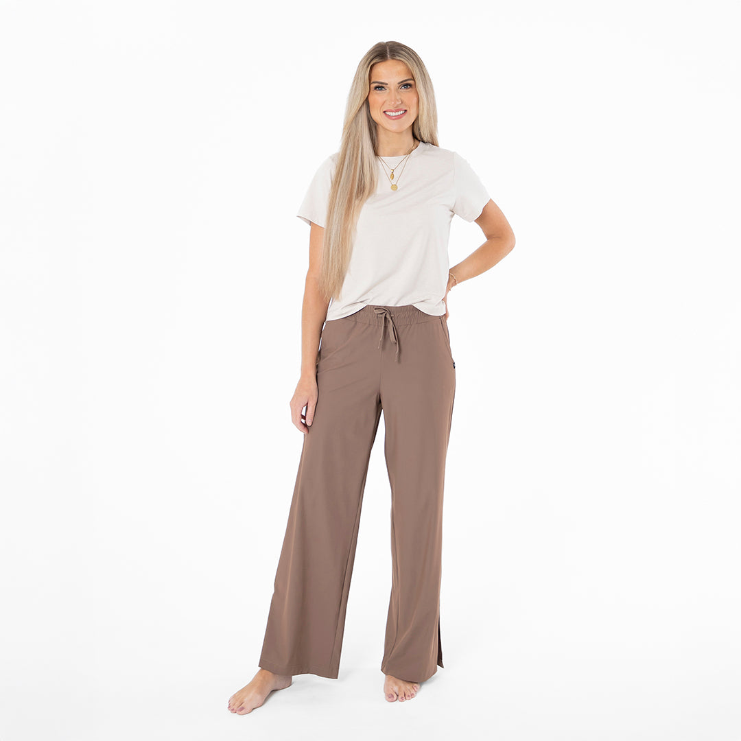 Wide Leg Tech Pants