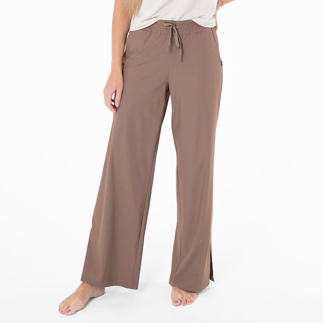 Wide Leg Tech Pants