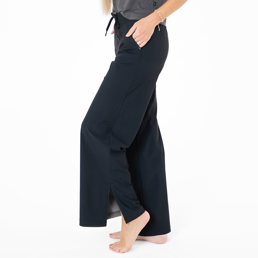 Wide Leg Tech Pants