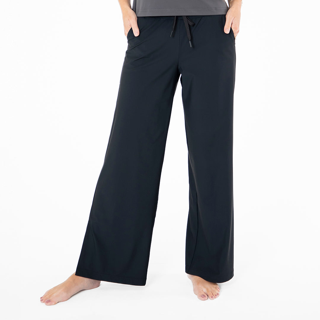 Wide Leg Tech Pants