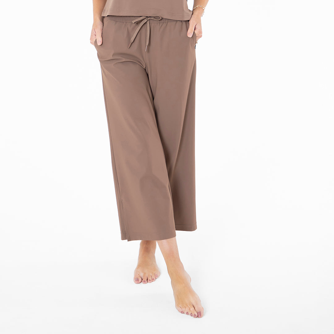 Wide Leg Tech Pants