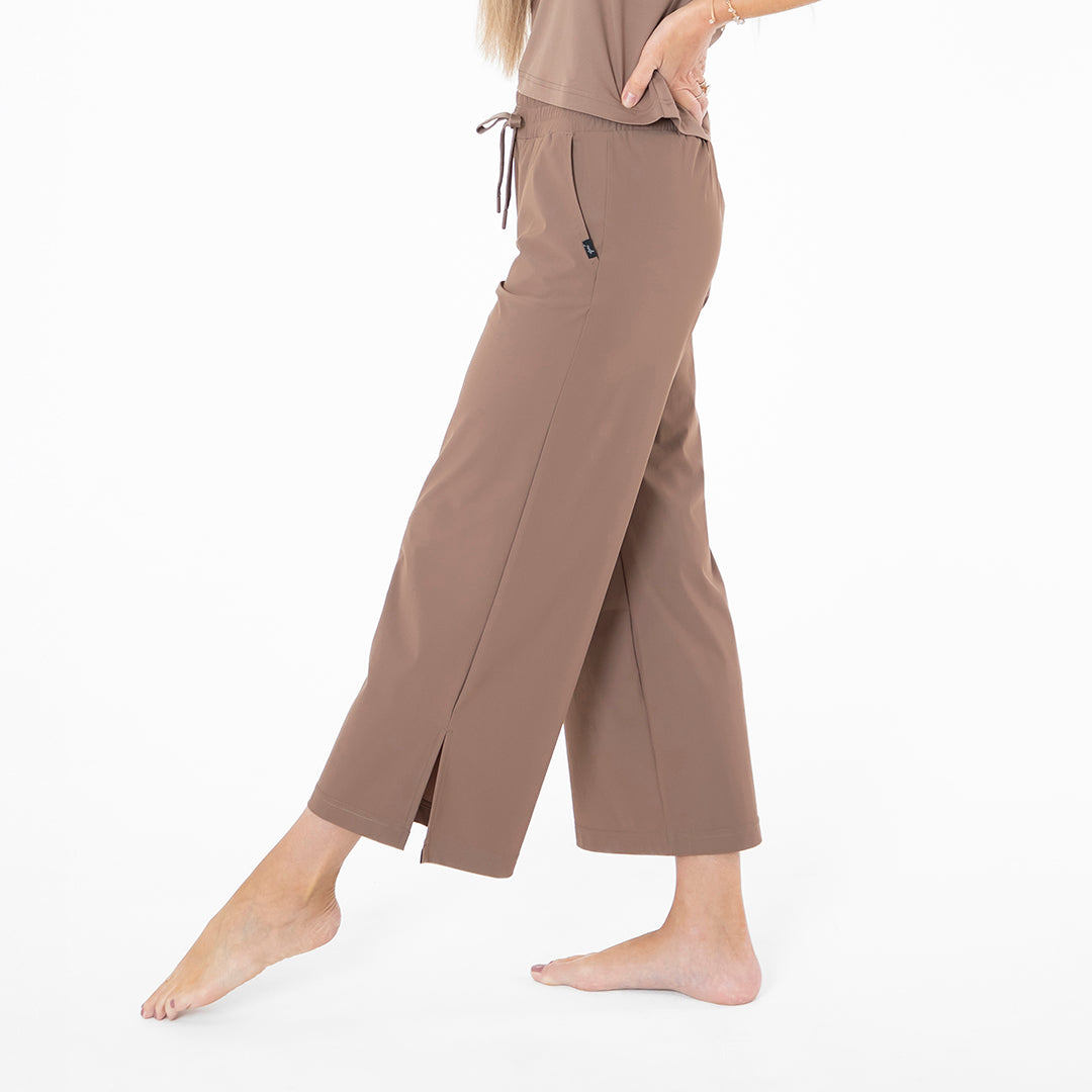 Wide Leg Tech Pants