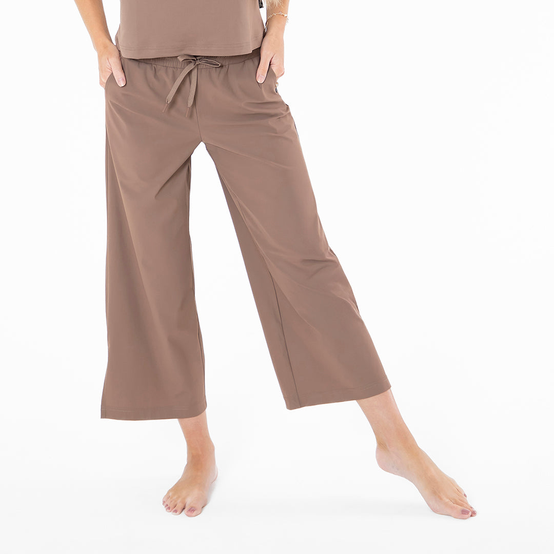 Wide Leg Tech Pants