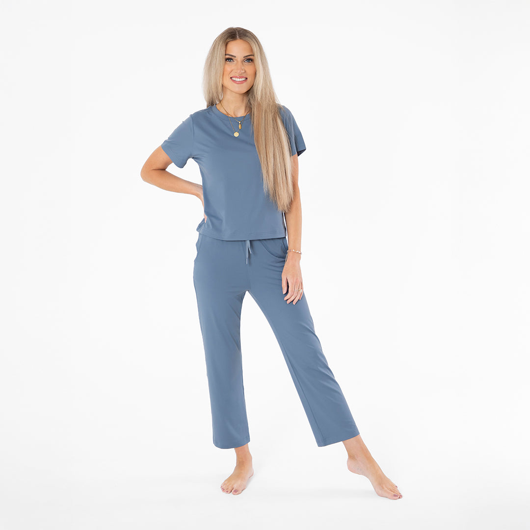 Straight Leg Lounge Pants by Janela Bay