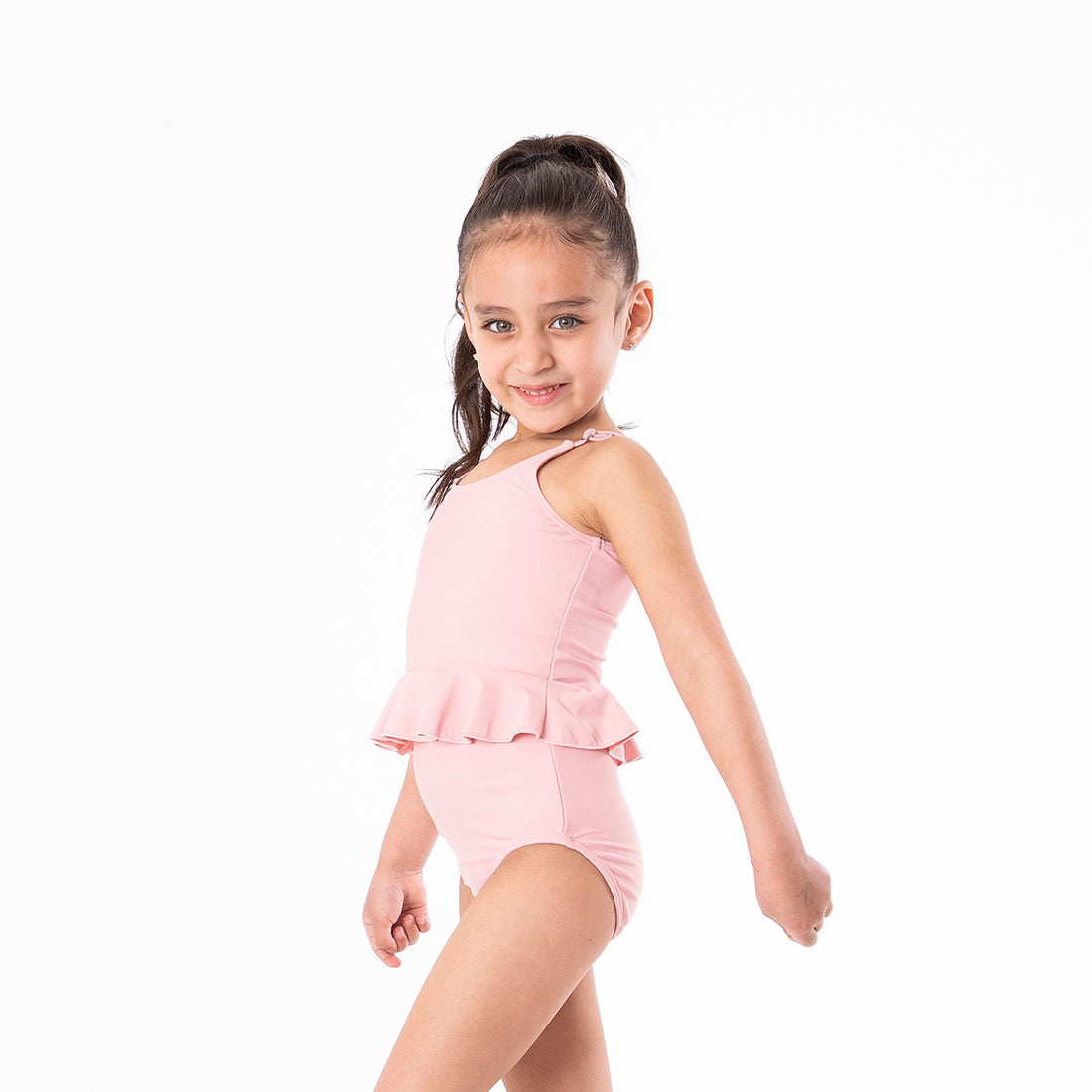 Original High Waist Bottoms (Girls), Light Pink / Girls 2-3, alternate product image by Janela Bay