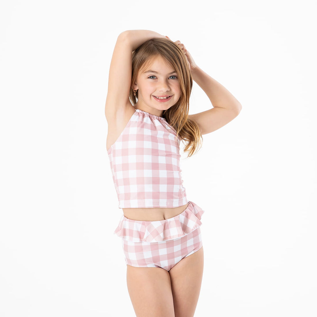 Peplum Bottoms (Girls), Pepperberry Gingham / Girls 8-9, main product image by Janela Bay