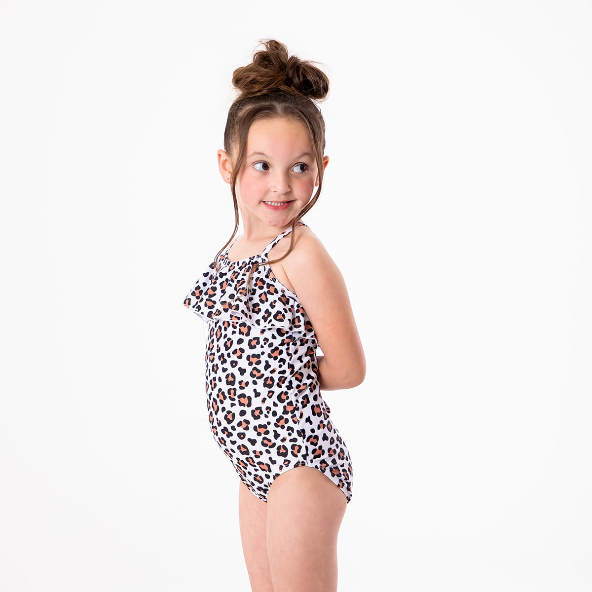 Ruffle One Piece Swimsuit (Girls)