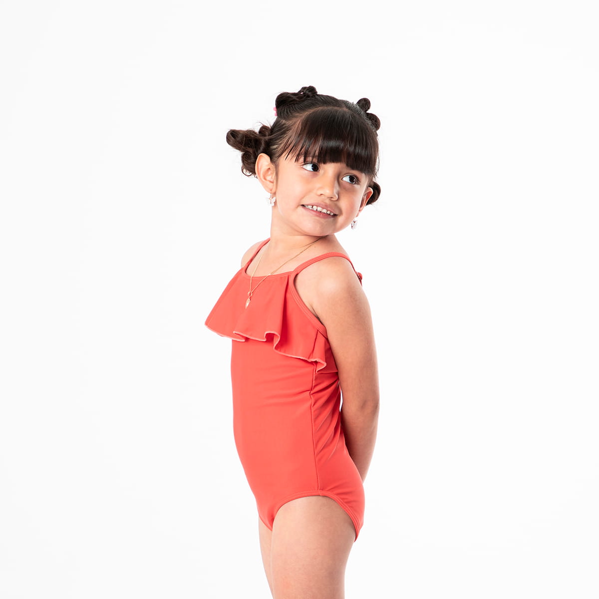 Ruffle One Piece Swimsuit (Girls)