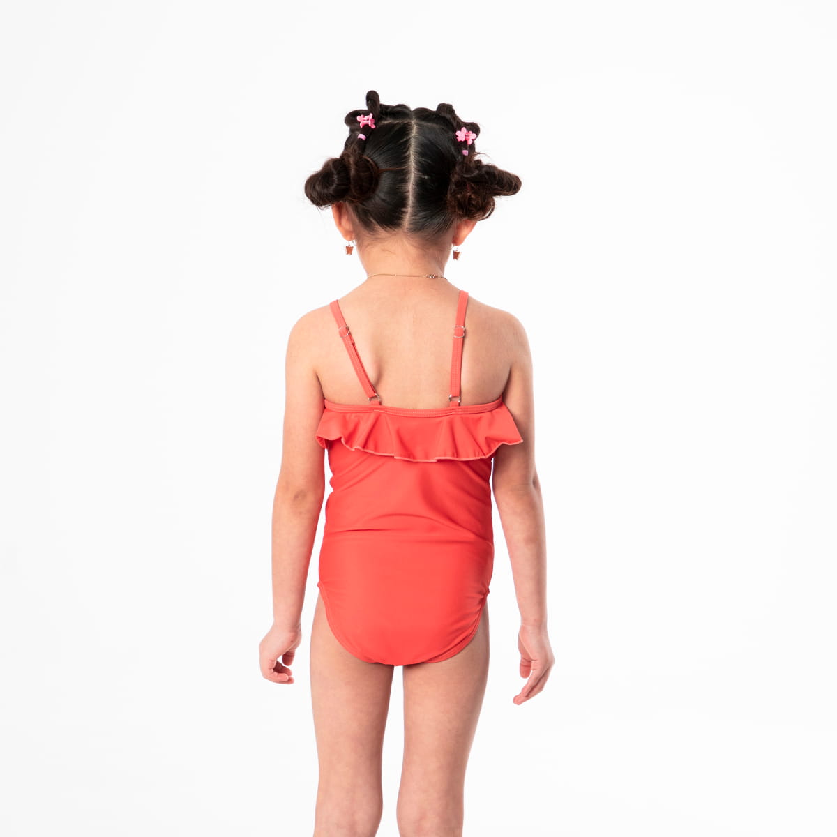 Ruffle One Piece Swimsuit (Girls)