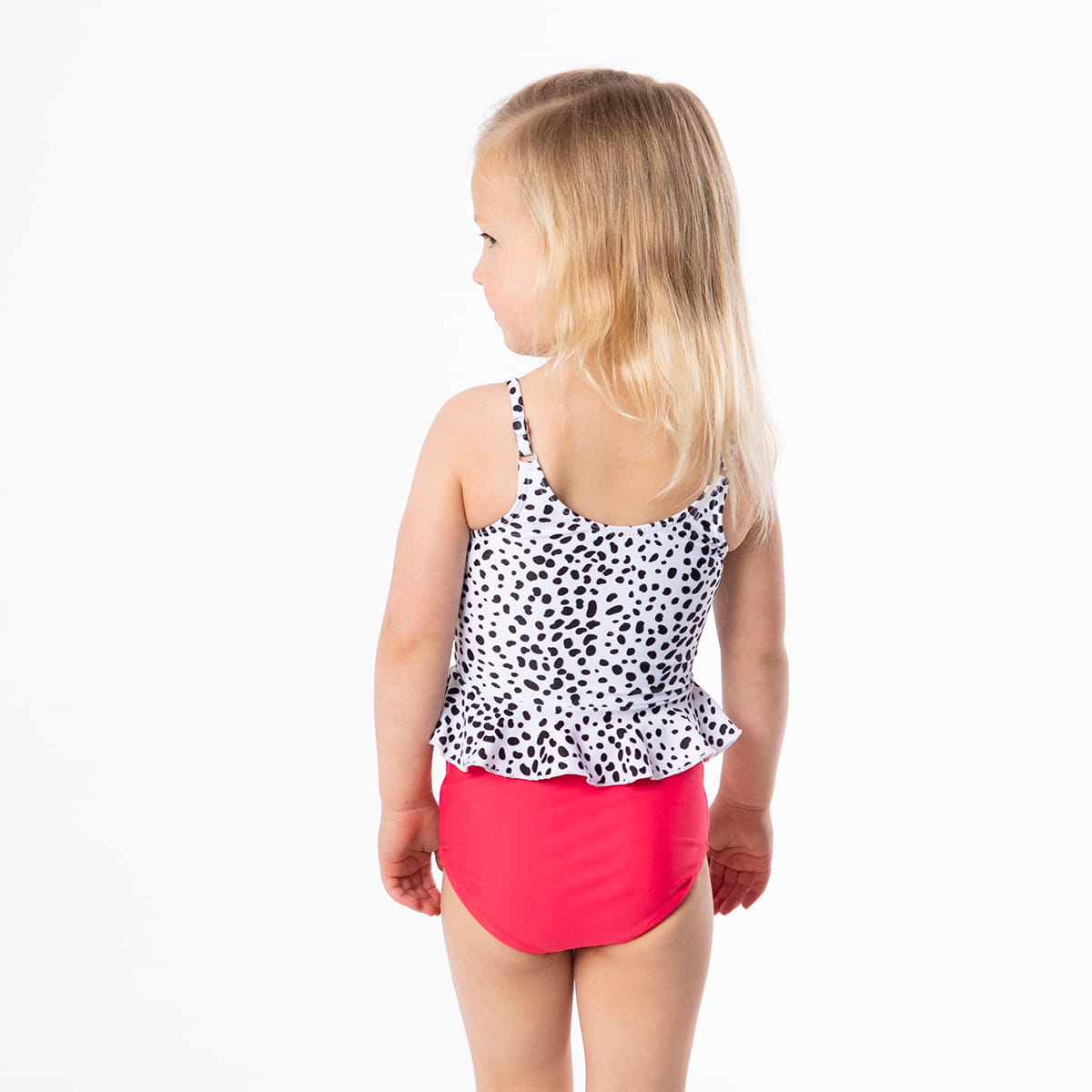 Scoop Neck Peplum Tankini Top (Girls)