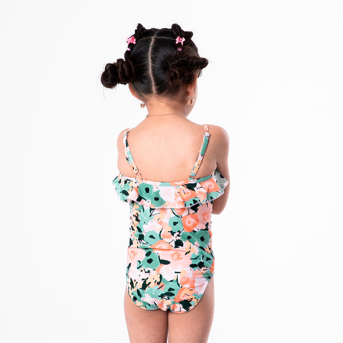 Ruffle One Piece Swimsuit (Girls)