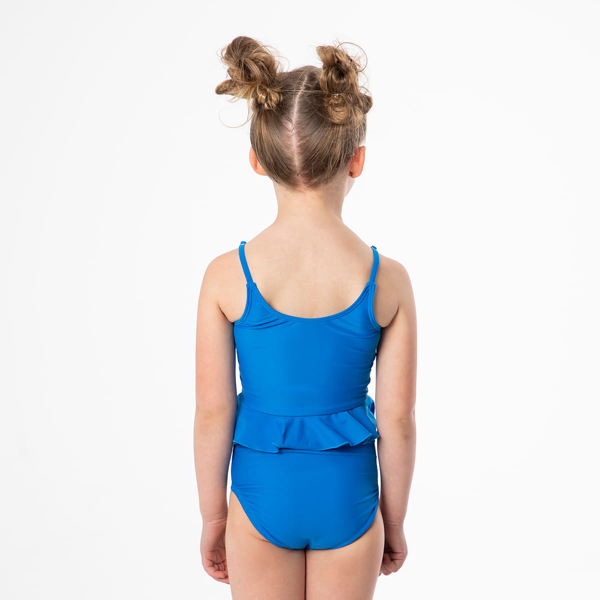Scoop Neck Peplum Tankini Top (Girls)