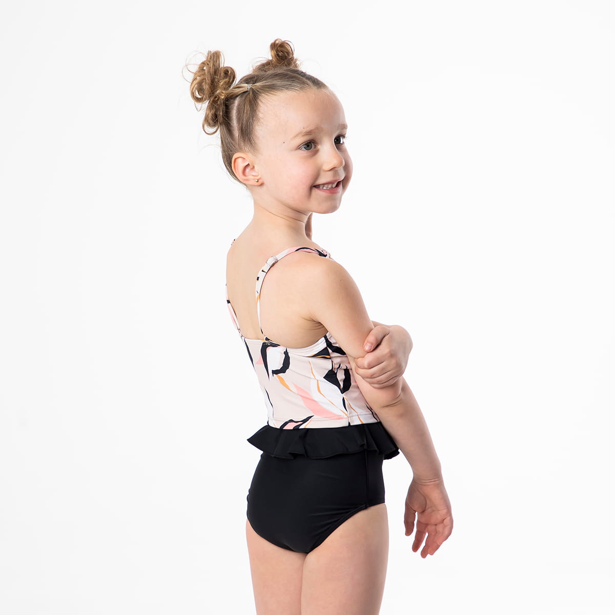 High Neck Crop Tankini Top (Girls), image 3 of 3