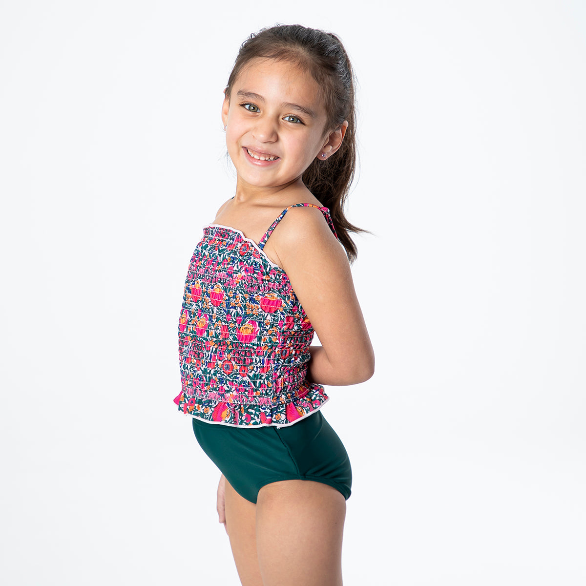 Smocked Tankini Top (Girls)