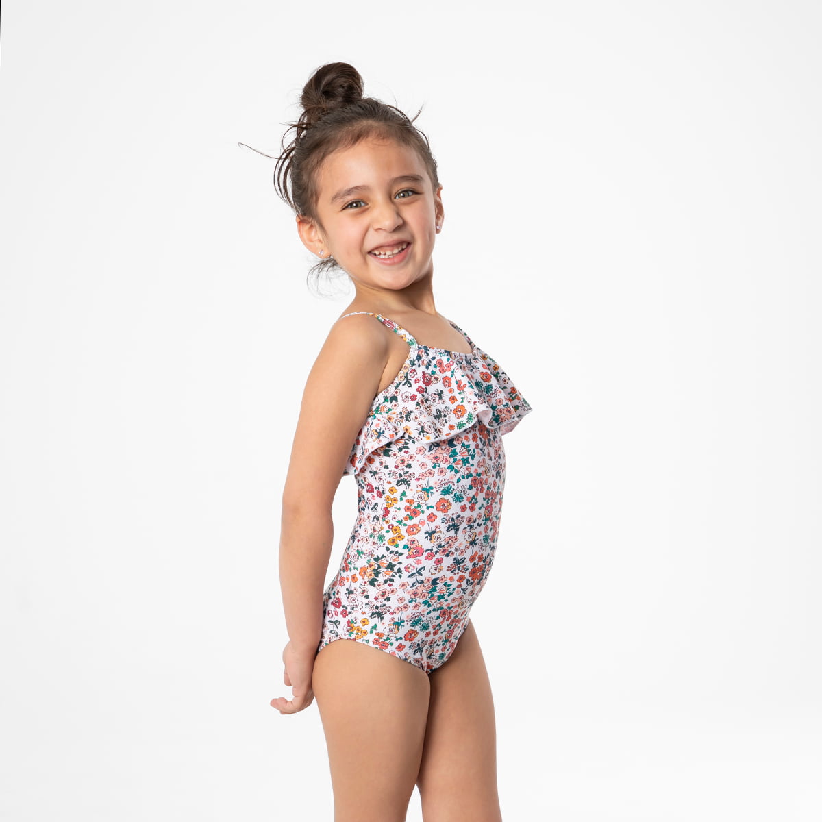 Ruffle One Piece Swimsuit (Girls)