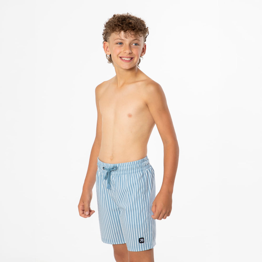 Reef Shorts (Boys), Stone Blue Stripes / Boys 2T, main product image by Janela Bay