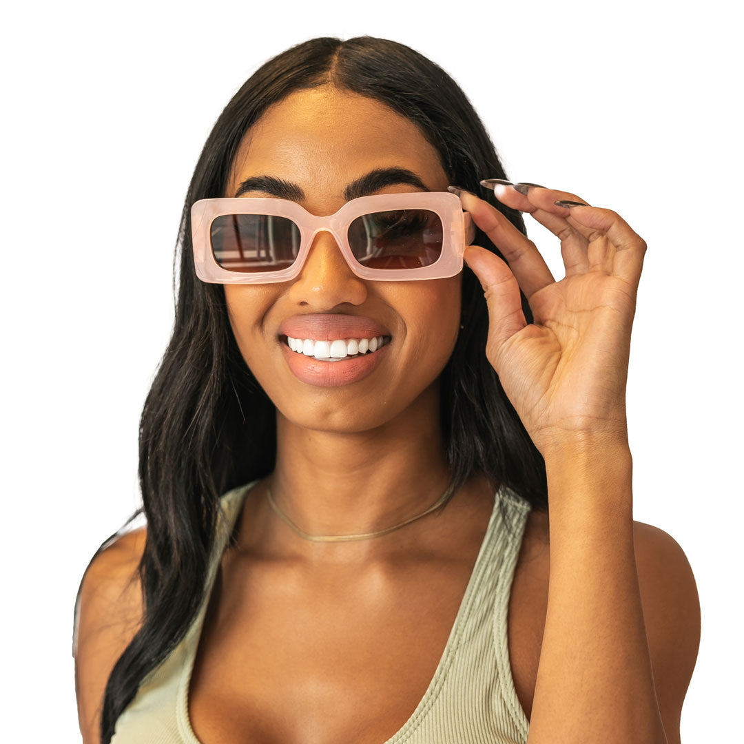 Retro Rectangle Sunglasses