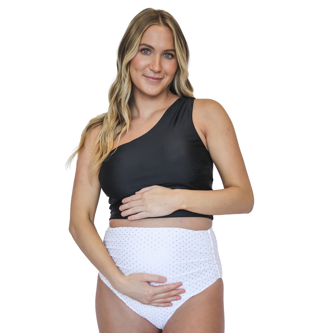 Single Shoulder Tankini Top