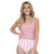 Scoop Neck Ladder Back Tankini Top