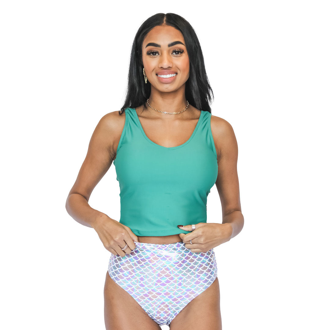 V Neck Tankini Top