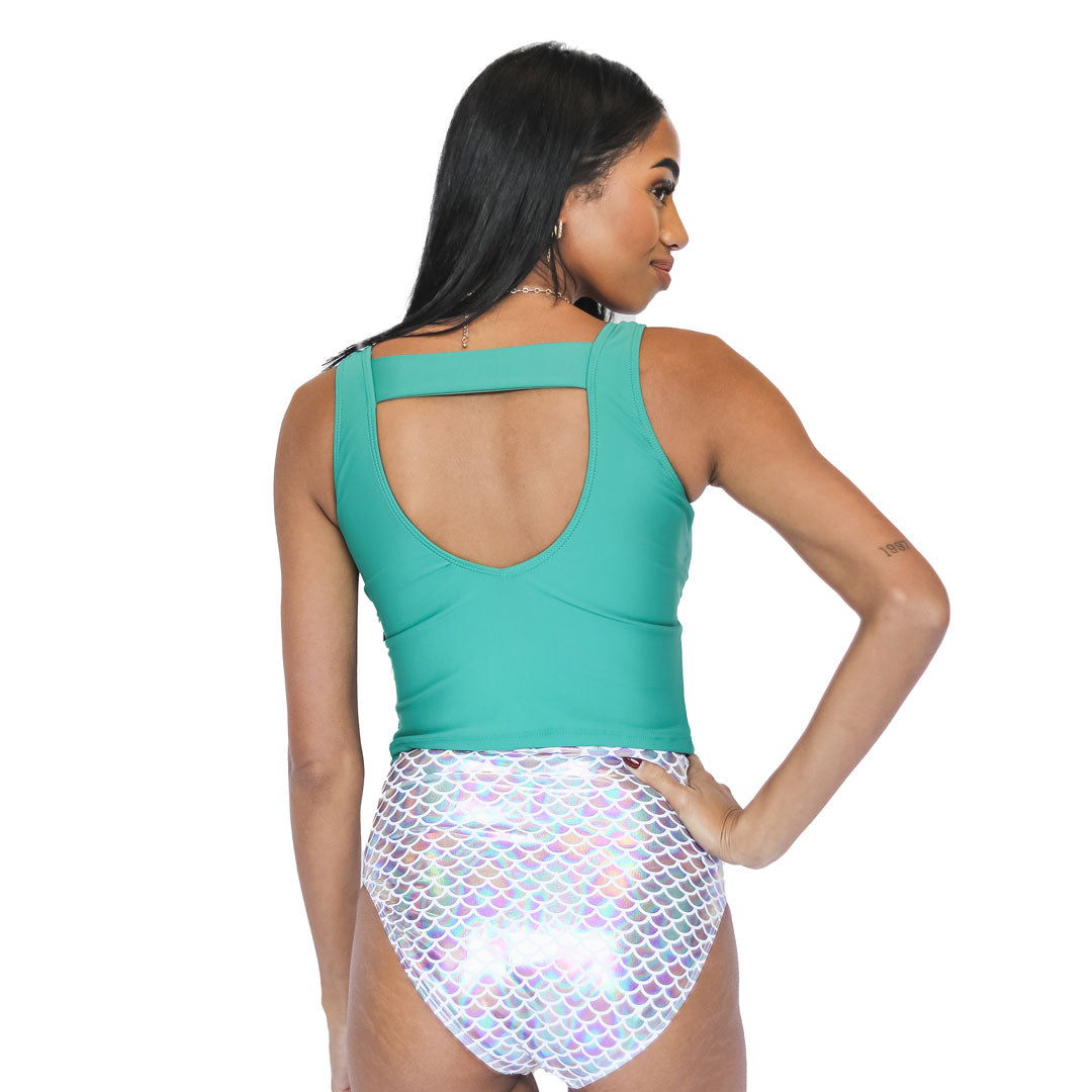 V Neck Tankini Top