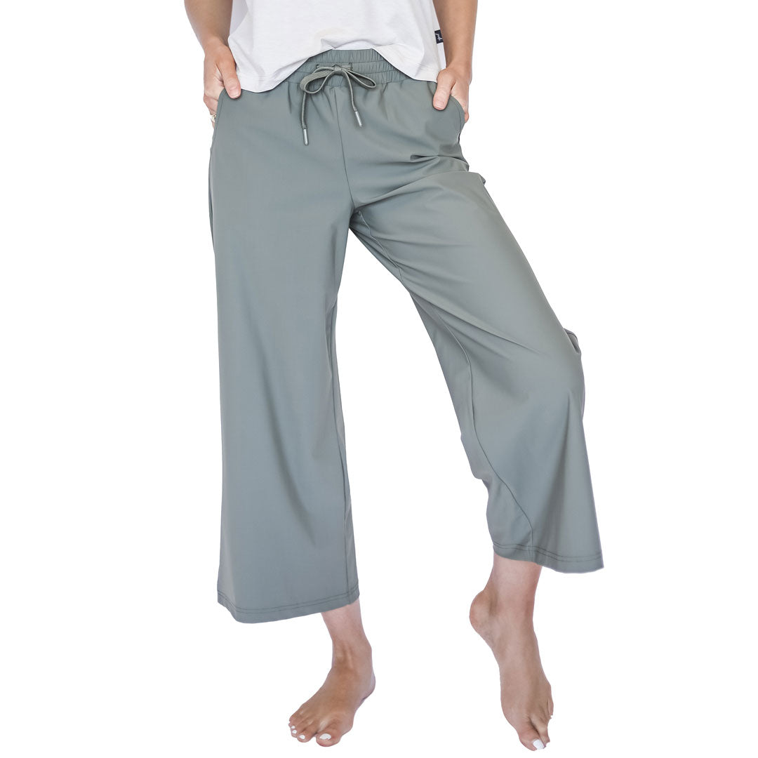 Wide Leg Tech Pants