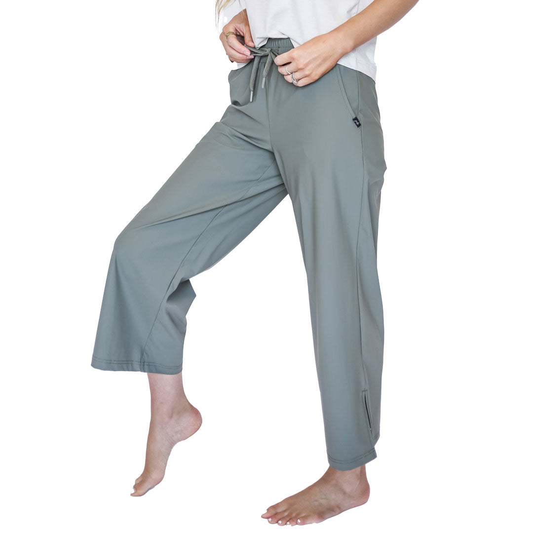 Wide Leg Tech Pants