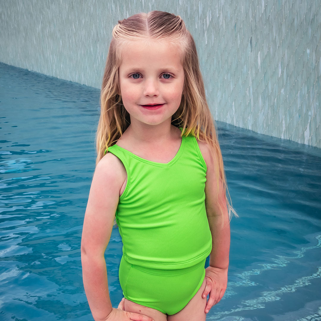 V Neck Tankini Top (Girls)