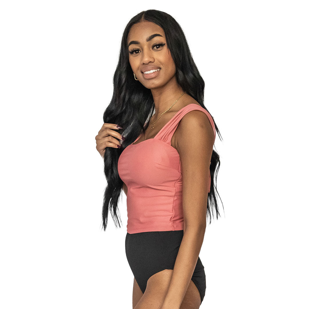 Thick Strap Tankini Top
