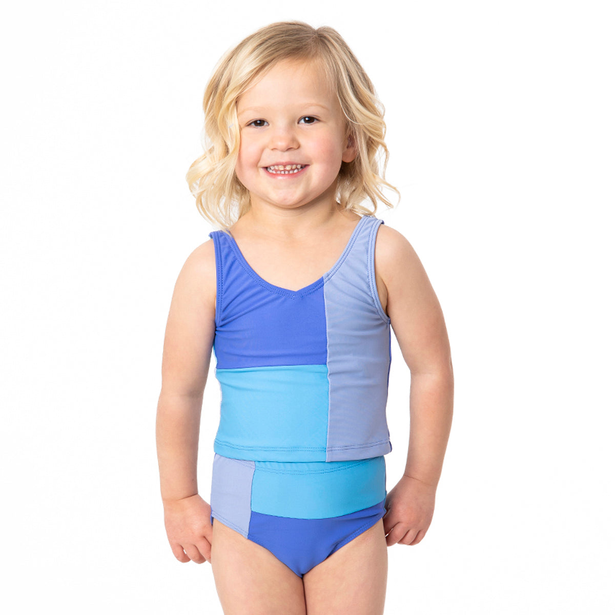 V Neck Tankini Top (Girls)