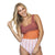 Scoop Neck Crop Tankini Top