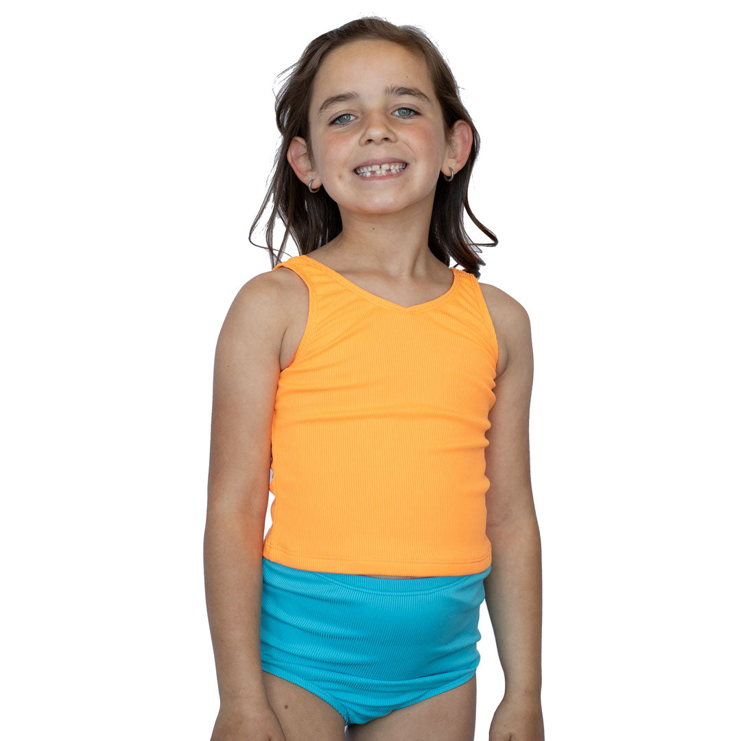 V Neck Tankini Top (Girls)