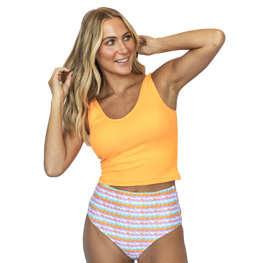 V Neck Tankini Top