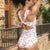 Wide Strap Cross Back One Piece Swimsuit